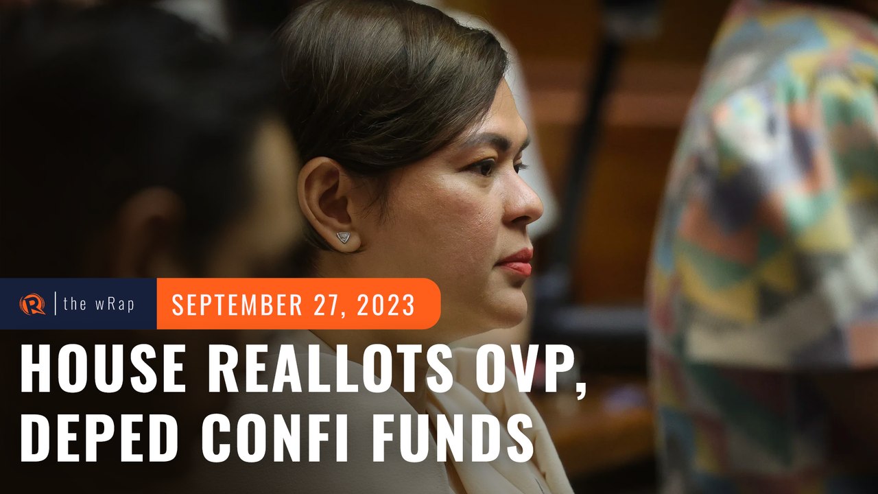 Caving in to pressure, House to strip Duterte-led OVP, DepEd of confidential funds