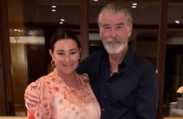 Pierce Brosnan showers wife with red roses for her birthday