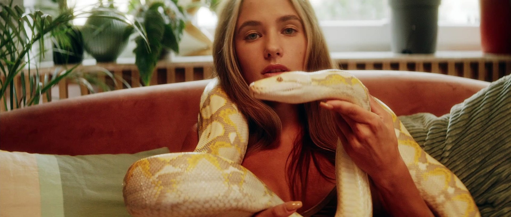 white snake with beautiful