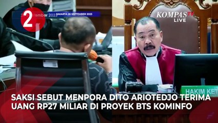 [TOP 3 NEWS] Kaesang ke Bara JP, Golkar Respons soal Dito Ariotedjo, Johnny Bantah Terima Uang