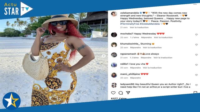 Nelson Mandela sa petite fille Zoleka est morte à 43 ans, la cause dévoilée