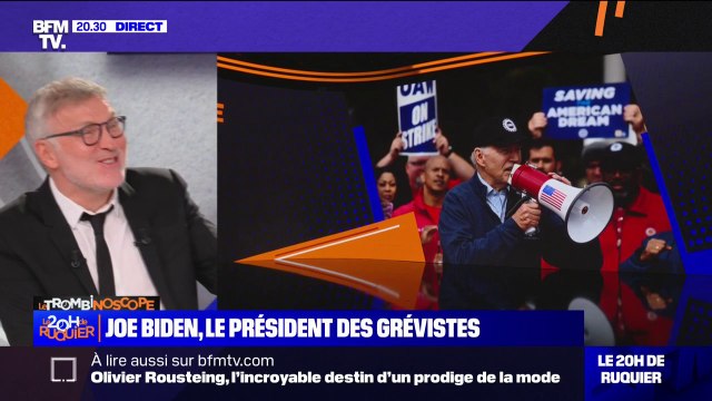 LE TROMBINOSCOPE - Joe Biden, premier président américain en exercice à se rendre sur un piquet de grève