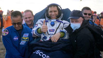 El astronauta Frank Rubio vuelve a la Tierra con un récord para la NASA