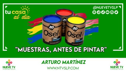 "Muestras, antes de pintar"