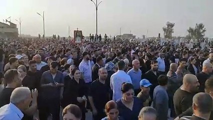 تشييع عدد من ضحايا حريق قاعة الأعراس في شمال العراق