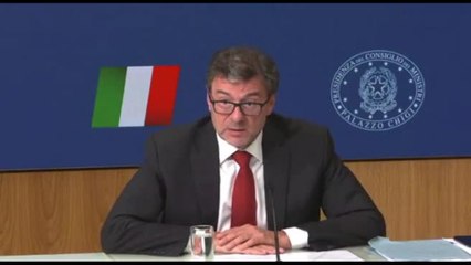 Tải video: Nadef, Giorgetti: fatte le cose giuste con grande responsabiltà