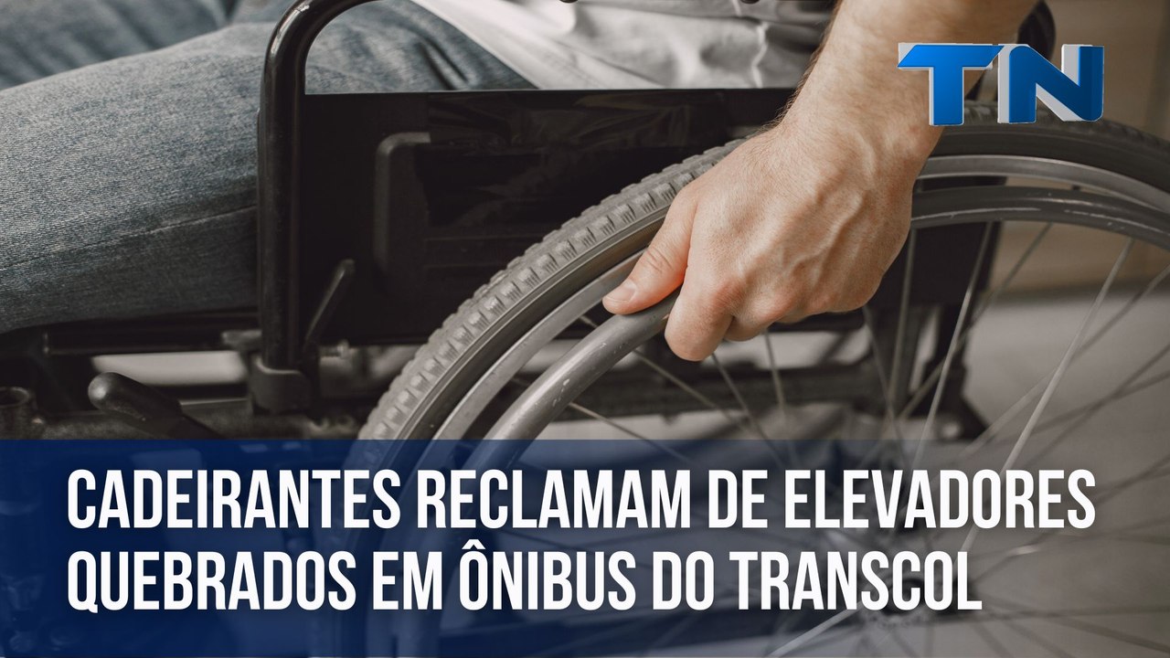 Cadeirantes reclamam de elevadores quebrados em ônibus do Transcol