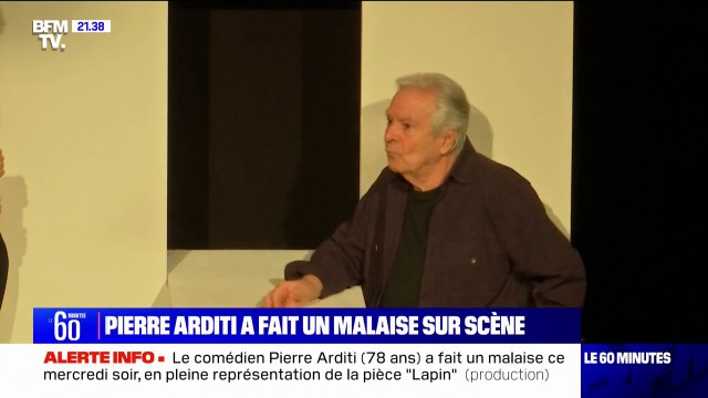 Le comédien Pierre Arditi a fait un malaise sur scène en pleine représentation de la pièce Lapin