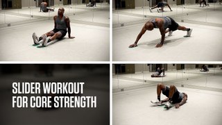 Slider Workout for Core Strength