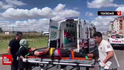 Tekirdağ'da motosiklet kazasında ağır yaralanan genç hayatını kaybetti