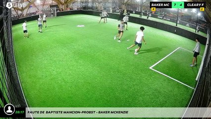 Faute de  Baptiste MANCION-PROBST - BAKER MCKENZIE