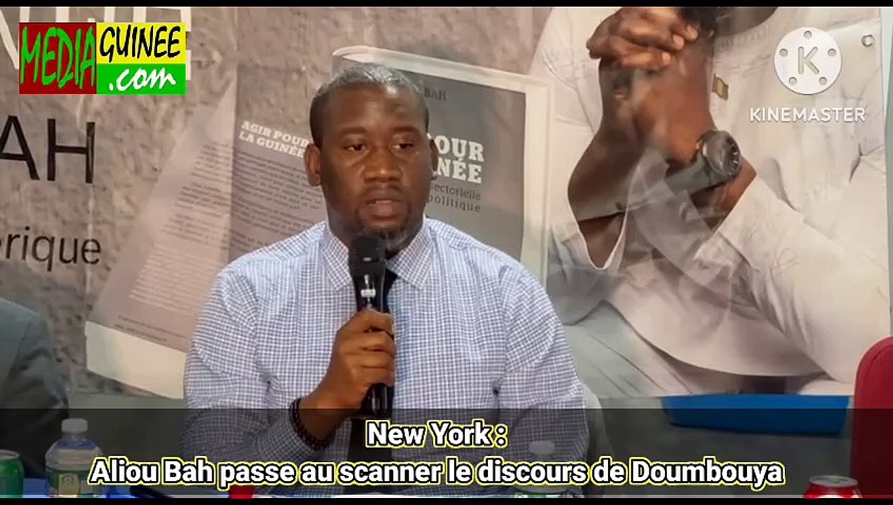 A New York, Aliou Bah juge le discours du colonel Doumbouya à l’ONU: « j’étais très choqué…»