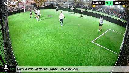 Faute de  Baptiste MANCION-PROBST - BAKER MCKENZIE