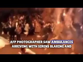 More than 100 people killed after fire breaks out at Iraq wedding