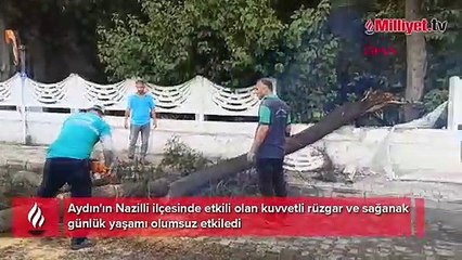 10 dakika süren sağanak yağış yetti! Sürücüler zor anlar yaşadı