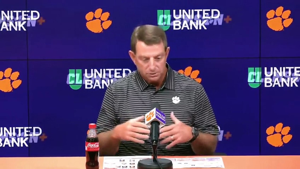 Dabo Swinney on Syracuse's offense