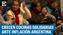 Cocinas solidarias en Argentina crecen ante la inflación