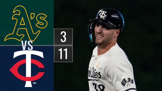 Resumen Atléticos de Oakland vs Mellizos de Minnesota / MLB 26-09-2023