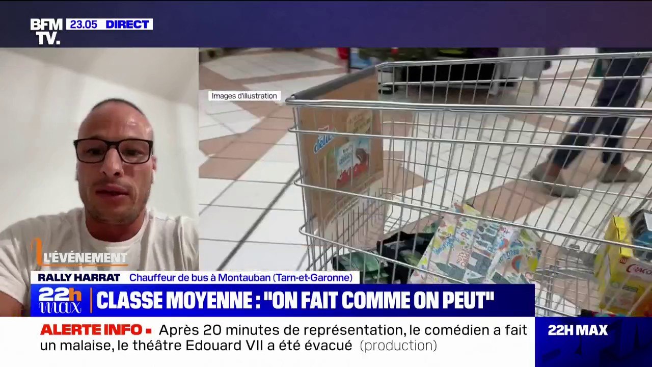 "Je fais partie de la classe moyenne, celle qui a des aides limitées et qui n'a pas les salaires pour vivre confortablement: Rally, chauffeur de bus à Montauban, souhaite que le gouvernement vienne en aide aux Français face à l'inflation