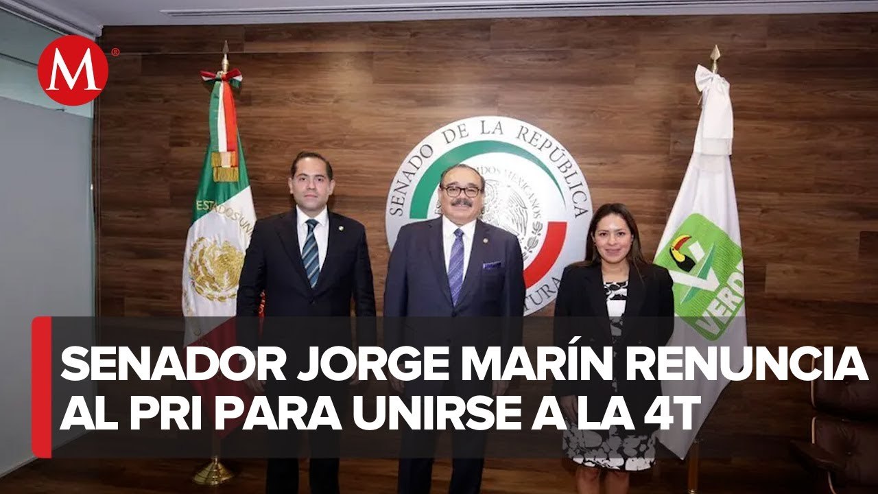 Jorge Carlos Ramírez Marín deja el PRI y salta a la 4T; será senador del PVEM
