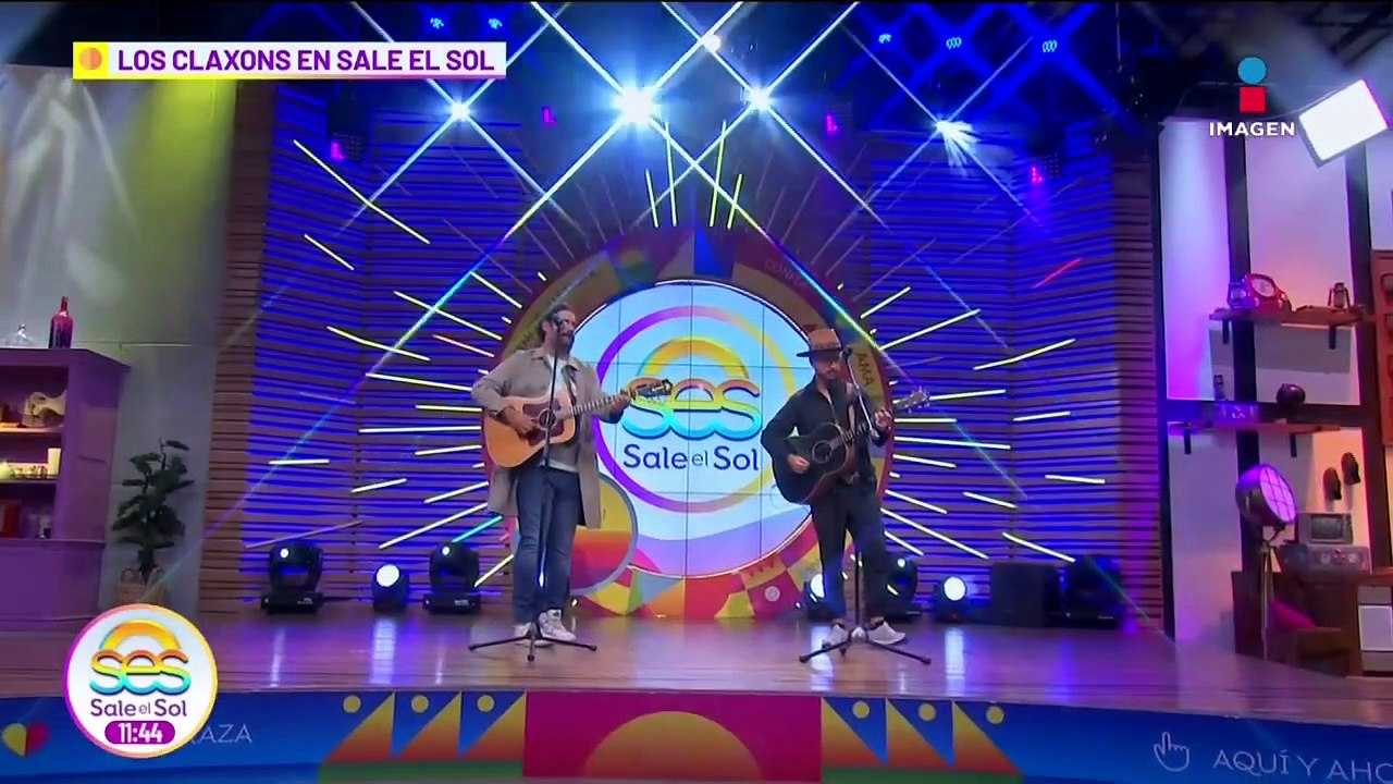 Los Claxons tocan "Quería Volverte a Ver"