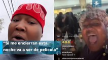 Influencer graba saqueos y es detenida