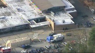 Raw Aerial of School 12/15/12 | Sandy Hook