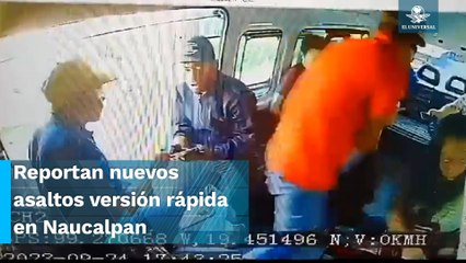 En versión rápida, así es la nueva forma de asaltos en Naucalpan