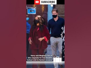 Harry and Meghan's list of diva requests for low-income school visit in Harlem revealed