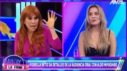 Fiorella Retiz agradecida con Magaly Medina.