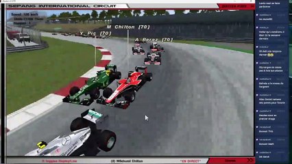 F1Brain S1 - GP de Malaisie 2/10 : qualifs, course sprint et course principale | rFactor IA League