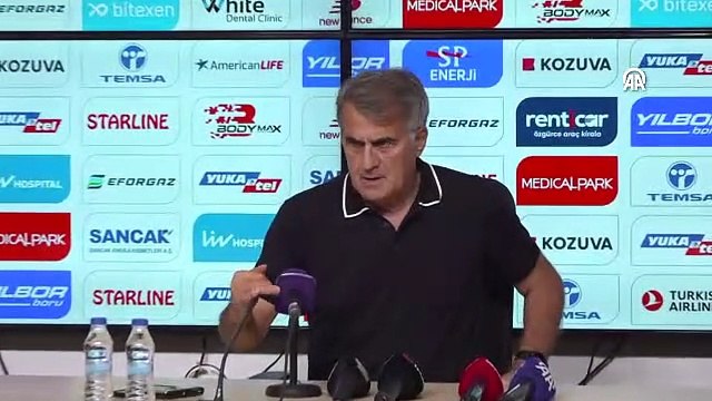 Beşiktaş Teknik Direktörü Şenol Güneş'in açıklamaları