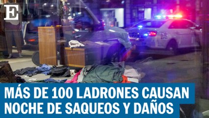 Noche de saqueos en Filadelfia