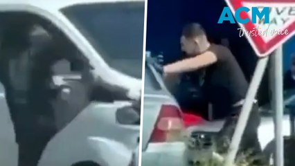 Violent road rage attack caught on camera in Melbourne’s north