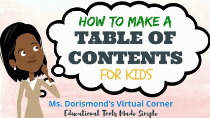 How to Make a Table of Contents