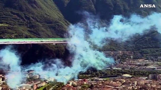 Le Frecce Tricolori tornano ad esibirsi