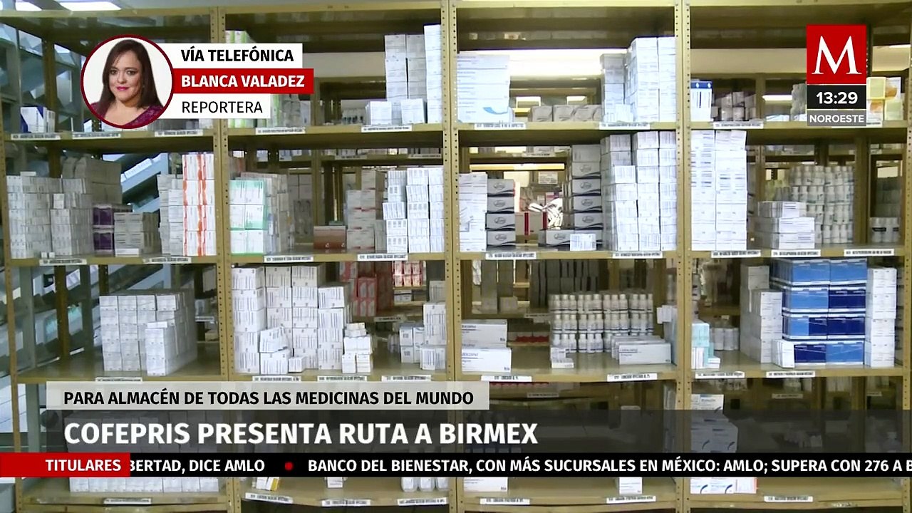 Cofepris anuncia plan para almacén nacional de medicamentos