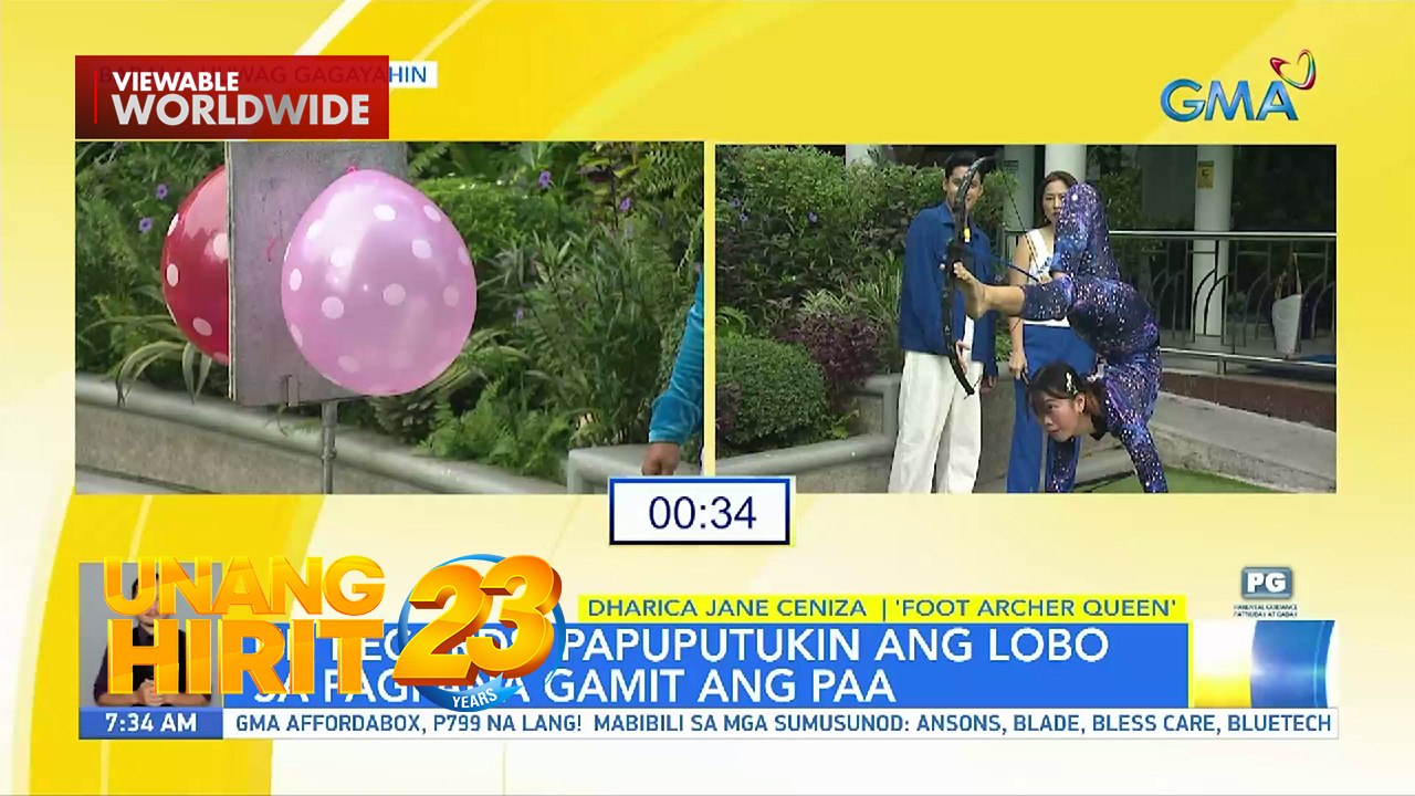 UH Records- Archery gamit ang paa, posible pala...