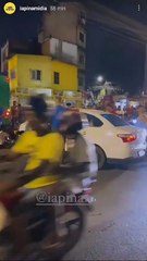 Durante fuga, assaltantes colidem com ônibus em final de linha do IAPI