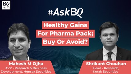 #AskBQ: Pharma Pack Witness Strong Gains - Buy, Hold Or Sell?