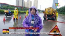 Báo cáo nhanh tình hình thoát nước sau cơn mưa lớn tại Thủ đô