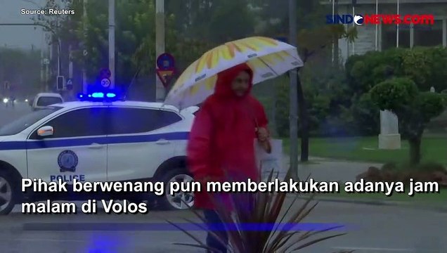 Kota di Yunani Kembali Dilanda Banjir Usai Dihantam Badai
