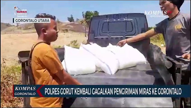 Polres Gorut Kembali Gagalkan Pengiriman Miras dari Sulut Ke Gorontalo