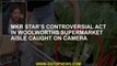 MKR star’s controversial act in Woolworths supermarket aisle caught on camera