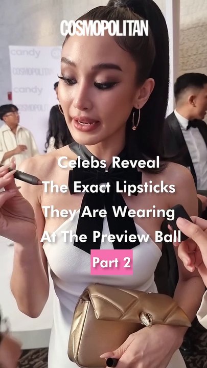 Celebs Reveal The Exact Lipsticks They Wore At The Preview Ball (Part 2)
