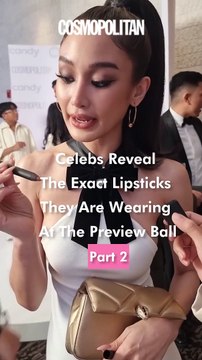 Celebs Reveal The Exact Lipsticks They Wore At The Preview Ball (Part 2)