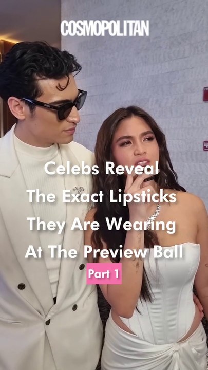 Celebs Reveal The Exact Lipsticks They Wore At The Preview Ball (Part 1)
