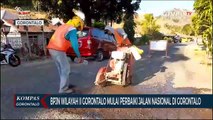 BPJN Wilayah II Gorontalo Mulai Perbaiki Jalan Nasional di Gorontalo