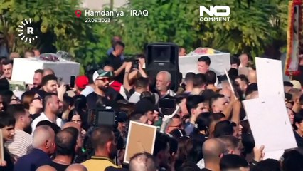 فيديو: فاجعة قرقوش.. الأهالي يشيعون ضحايا الحريق المروع الذي حوّل عرسًا إلى كارثة