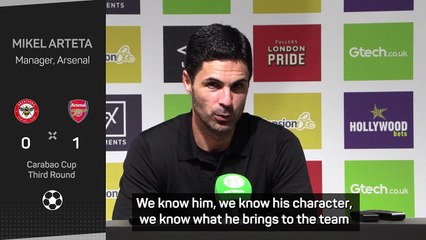 Arteta speaks of 'love' for recalled Ramsdale after Brentford win